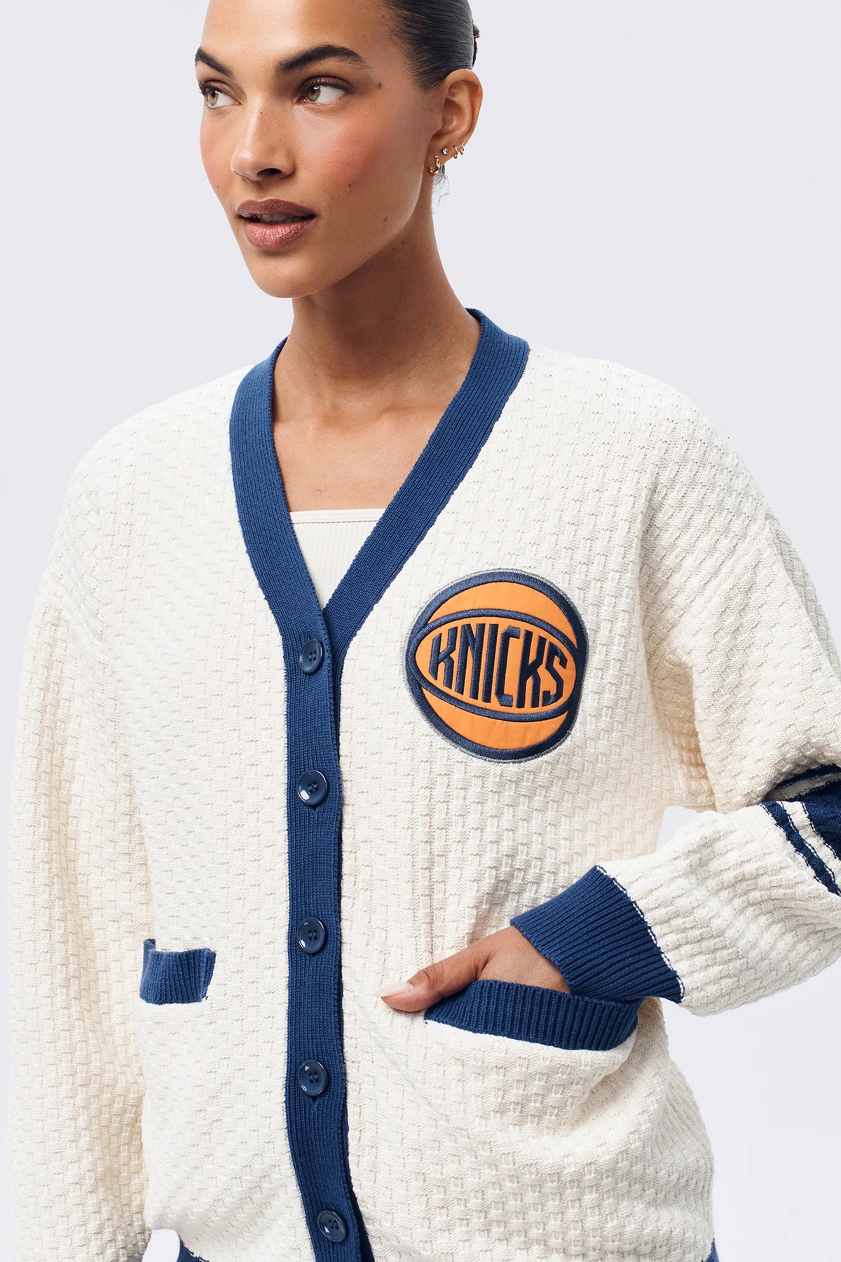 New York Knicks Varsity Sweater - ONFEMME By Lindsey's Kloset