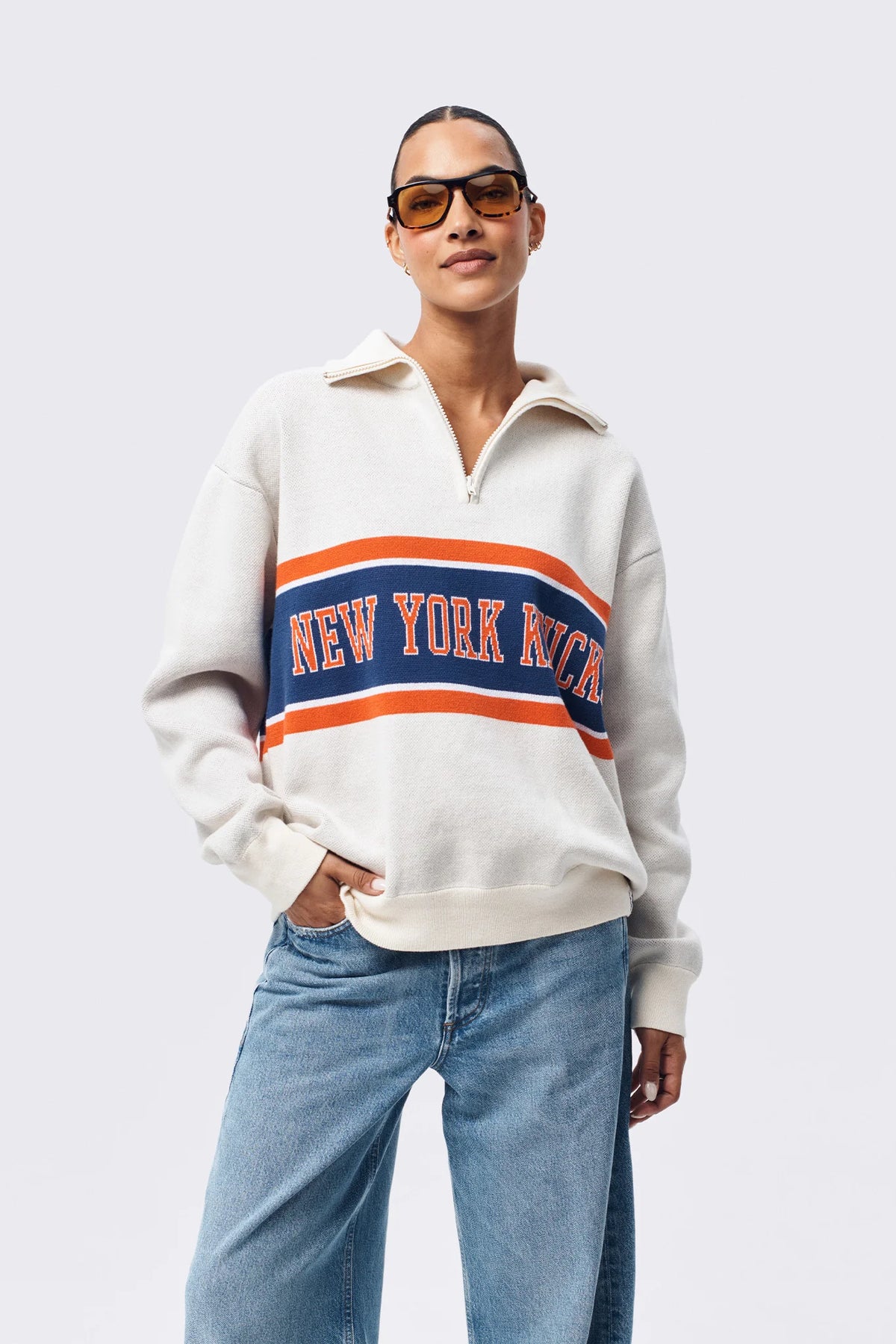 New York Knicks Starter Quarter Zip