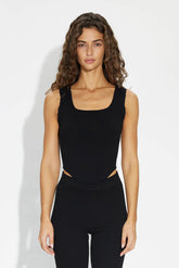Ibiza Square Neck Tank - ONFEMME By Lindsey's Kloset