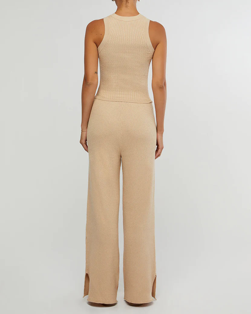Cable Knit Pull On Pant - ONFEMME By Lindsey's Kloset