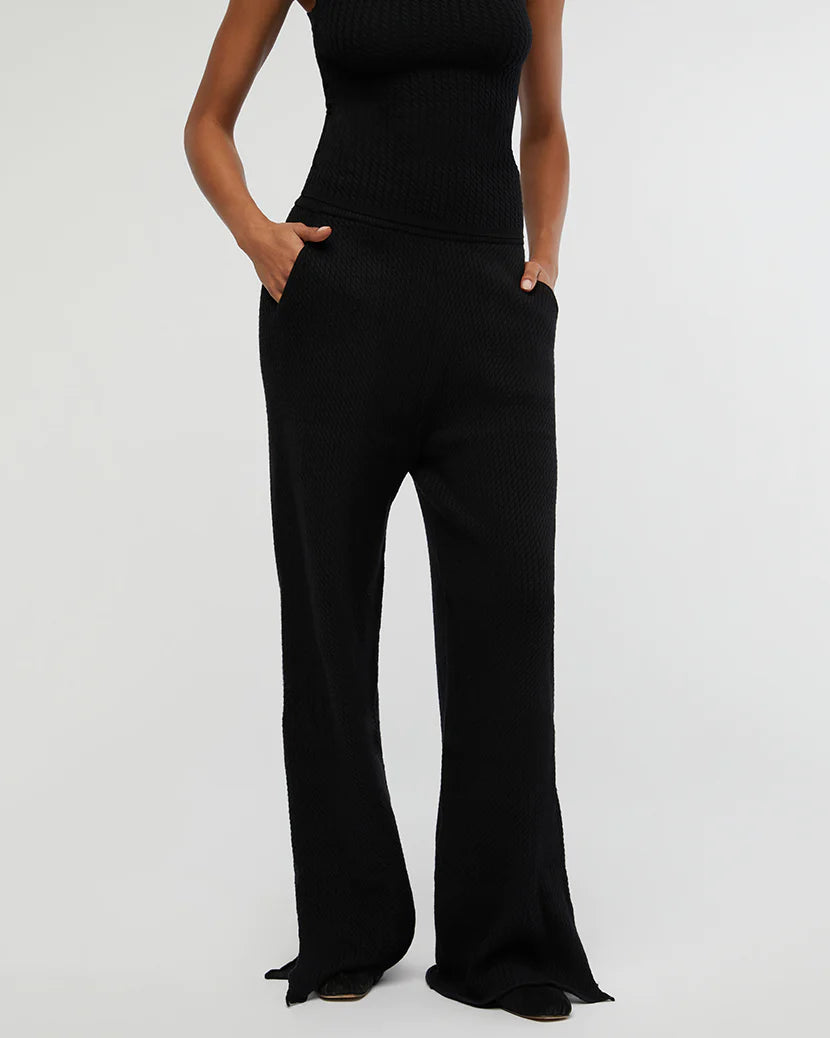 Cable Knit Pull On Pant - ONFEMME By Lindsey's Kloset