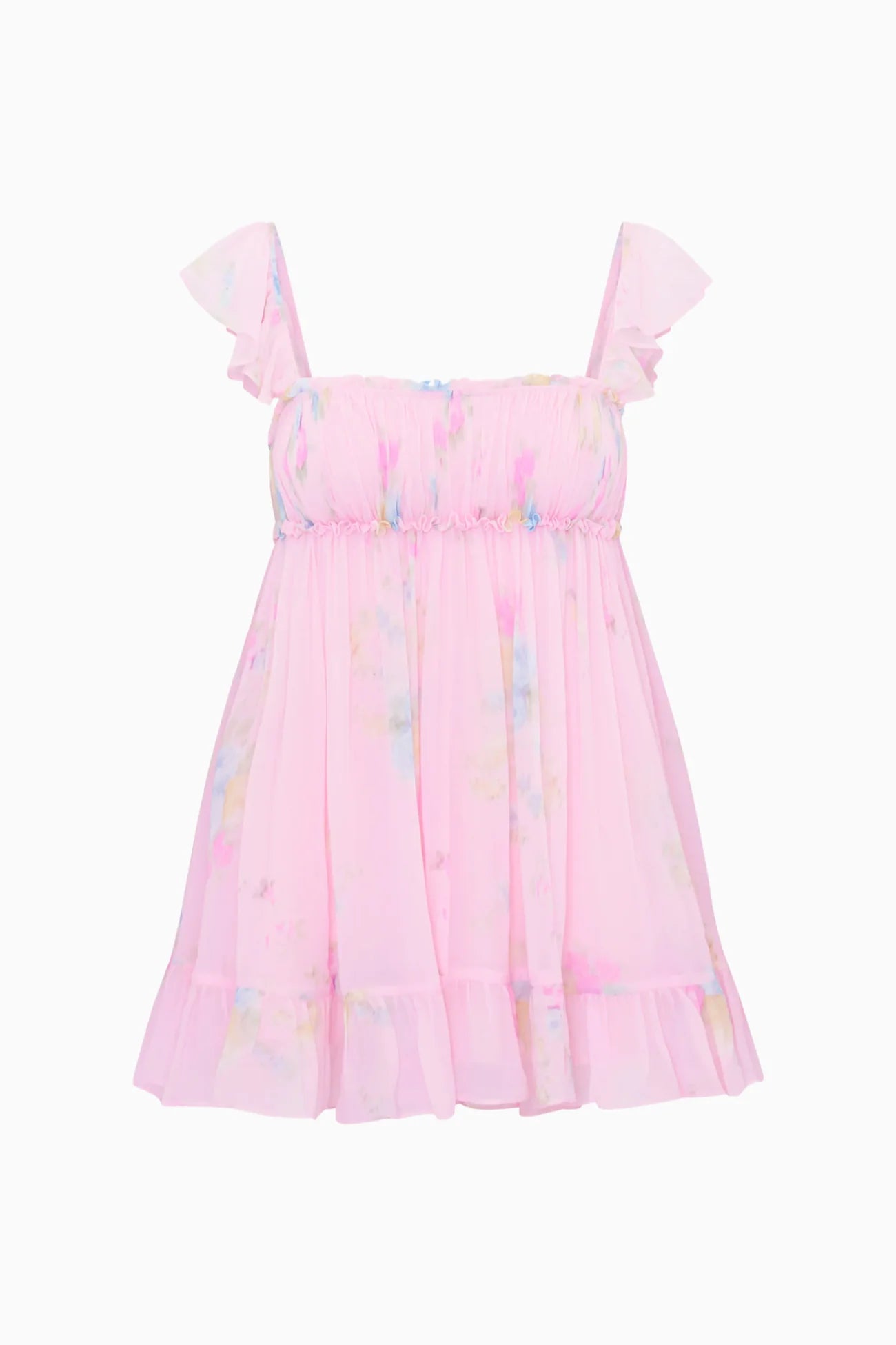 Zanira Floral Chiffon Mini Dress - ONFEMME By Lindsey's Kloset