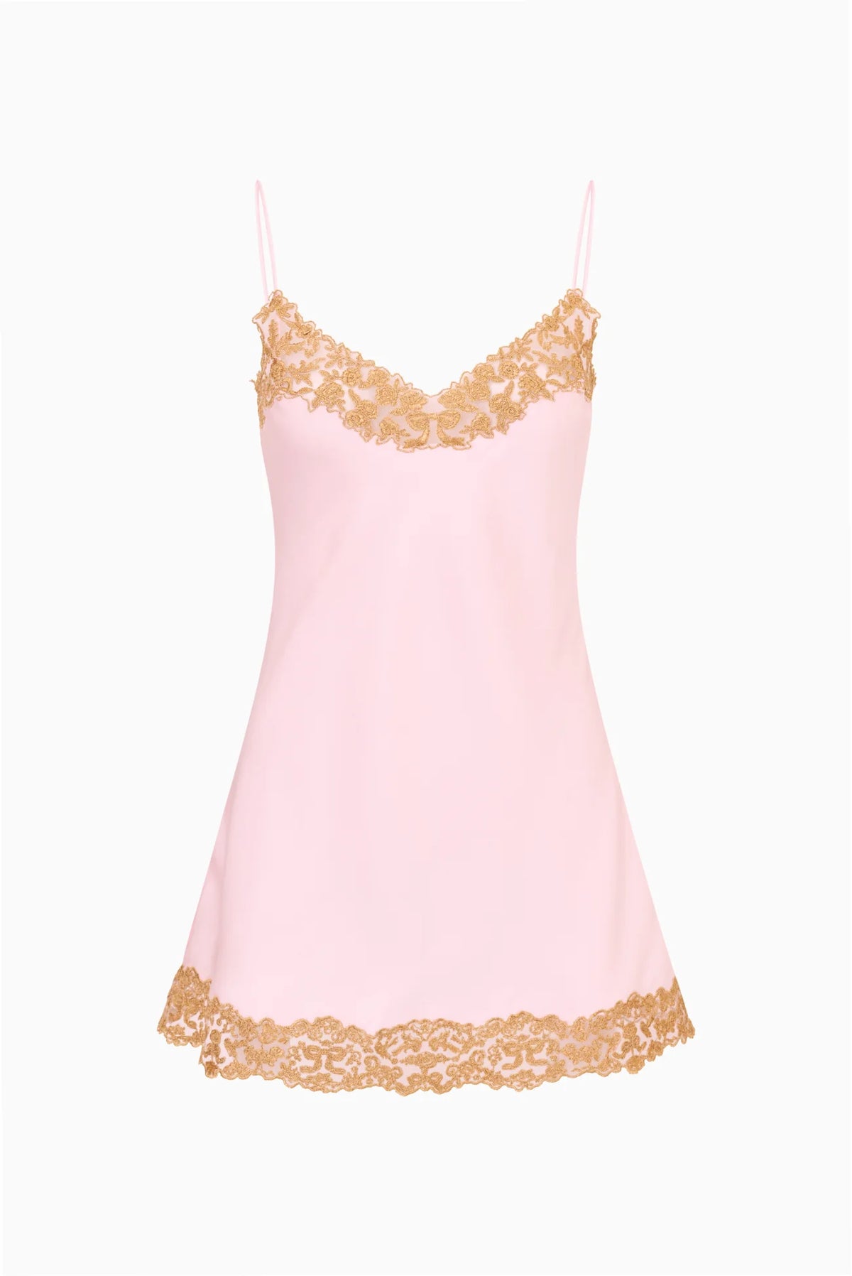 Zulla Lace Charmeuse Slip Dress.
