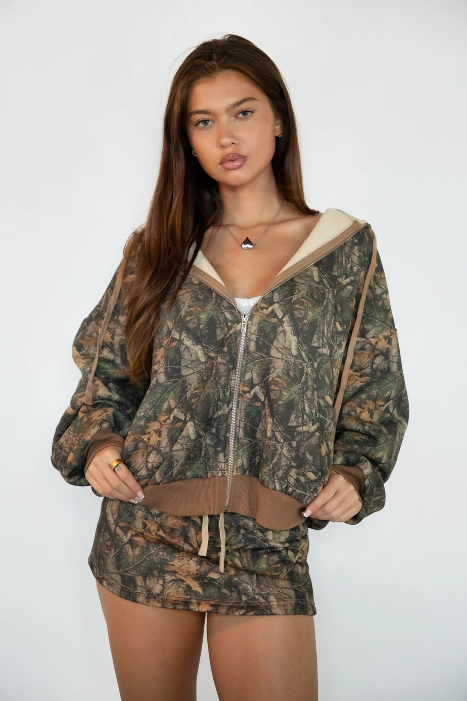 Outlander Zip Up Hoodie - ONFEMME By Lindsey's Kloset