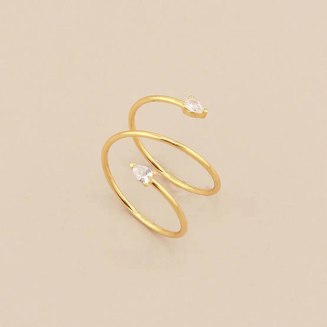 Teardrop Wire Ring - ONFEMME By Lindsey's Kloset