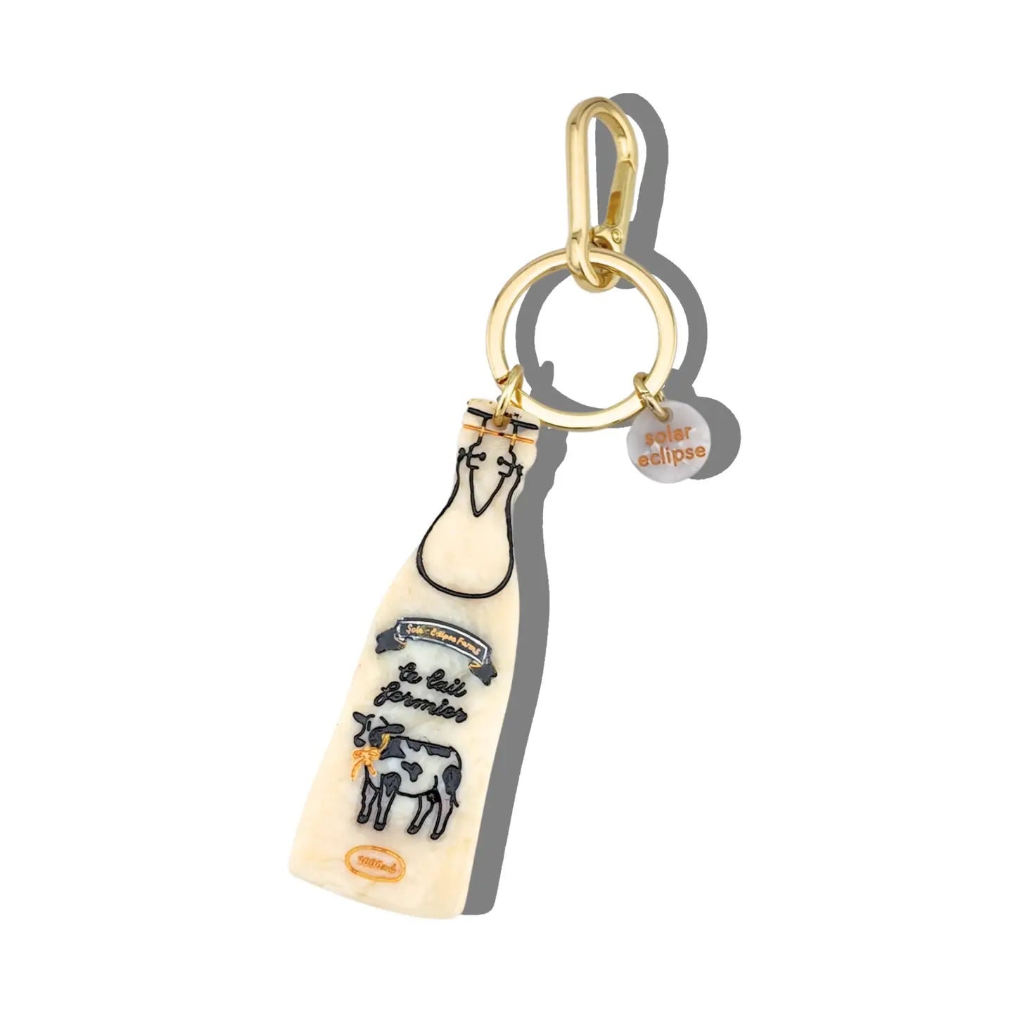 Hand-Painted Milk Bag Charm + Keychain - ONFEMME By Lindsey's Kloset