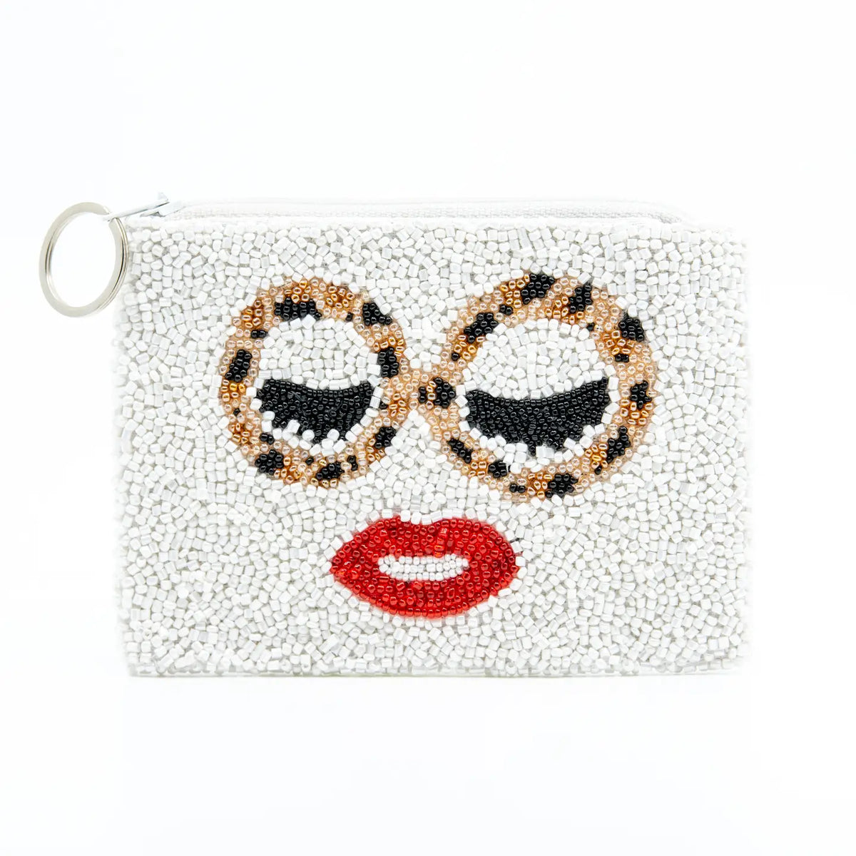 Amour Beaded Coin Purse