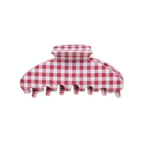 Big Effing Clip in Cherry Gingham