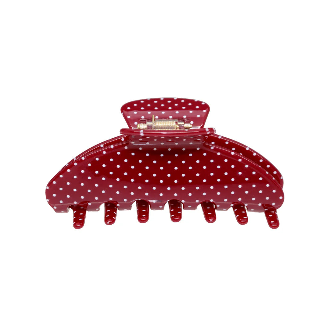 Big Effing Clip in Cherry Polka Dot - ONFEMME By Lindsey's Kloset