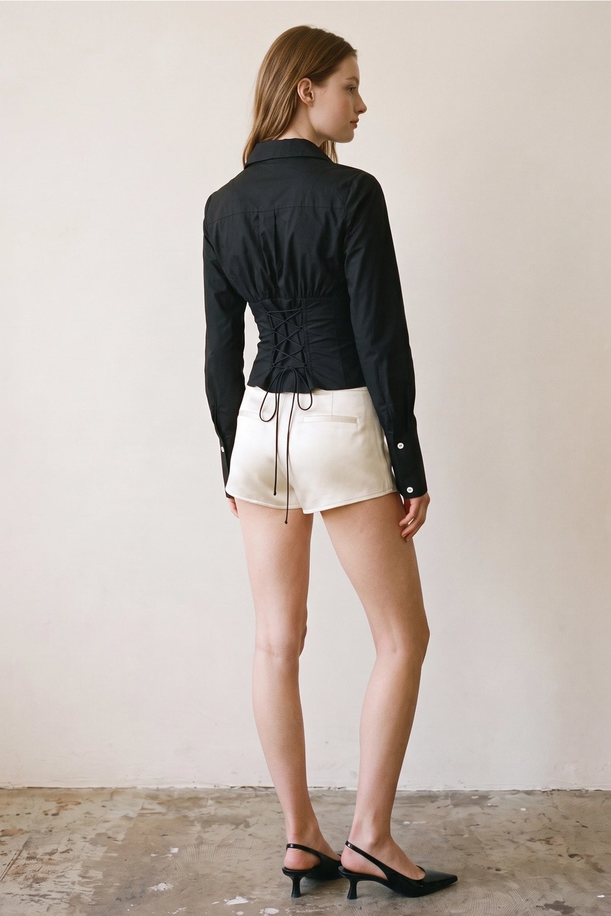 Vicky Tailored Button Up Blouse.
