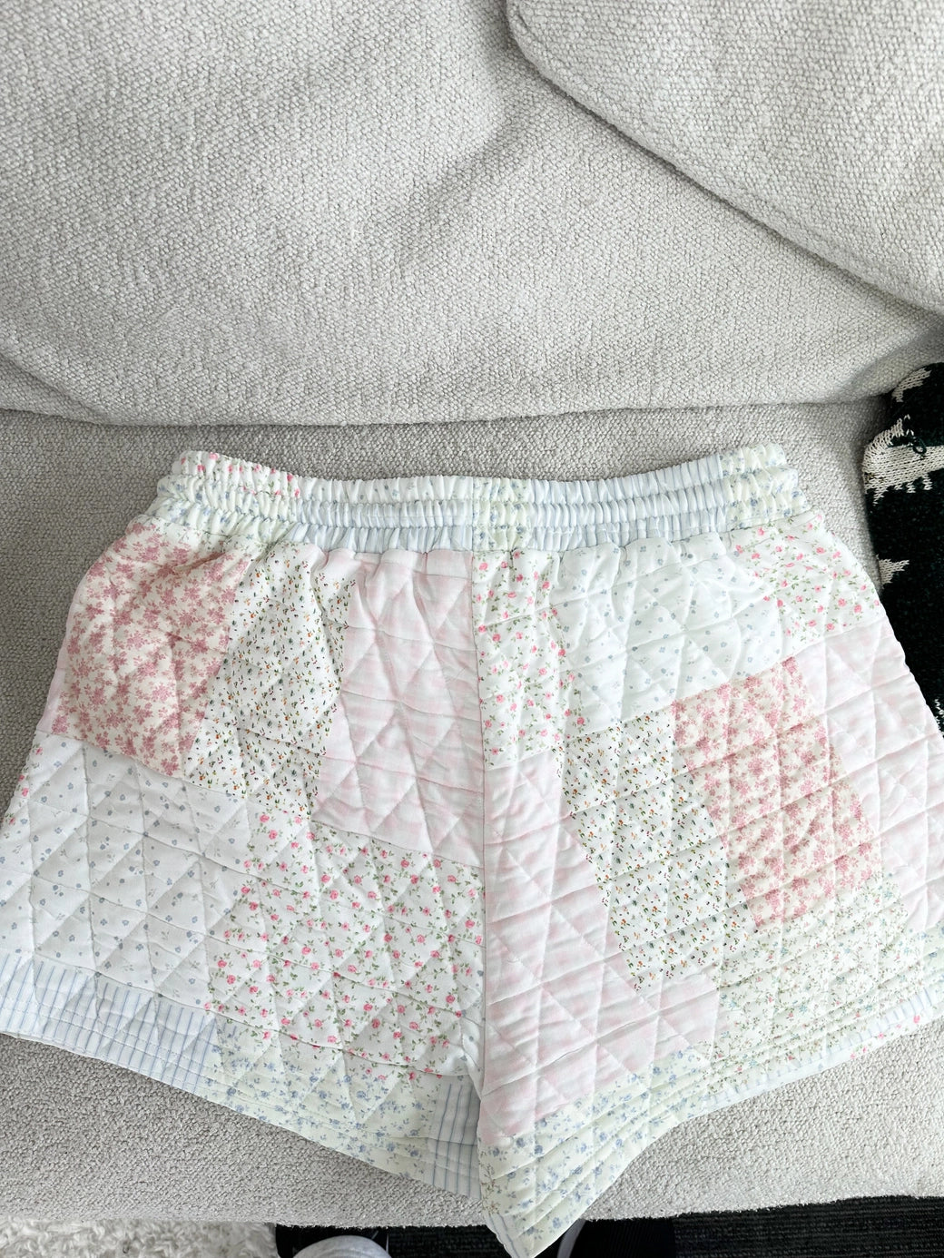 Quilted Pastel Lounge Shorts - ONFEMME By Lindsey's Kloset