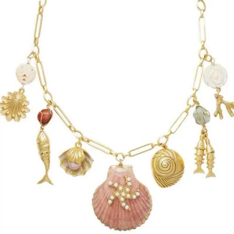 By The Beach Shell Necklace - ONFEMME By Lindsey's Kloset