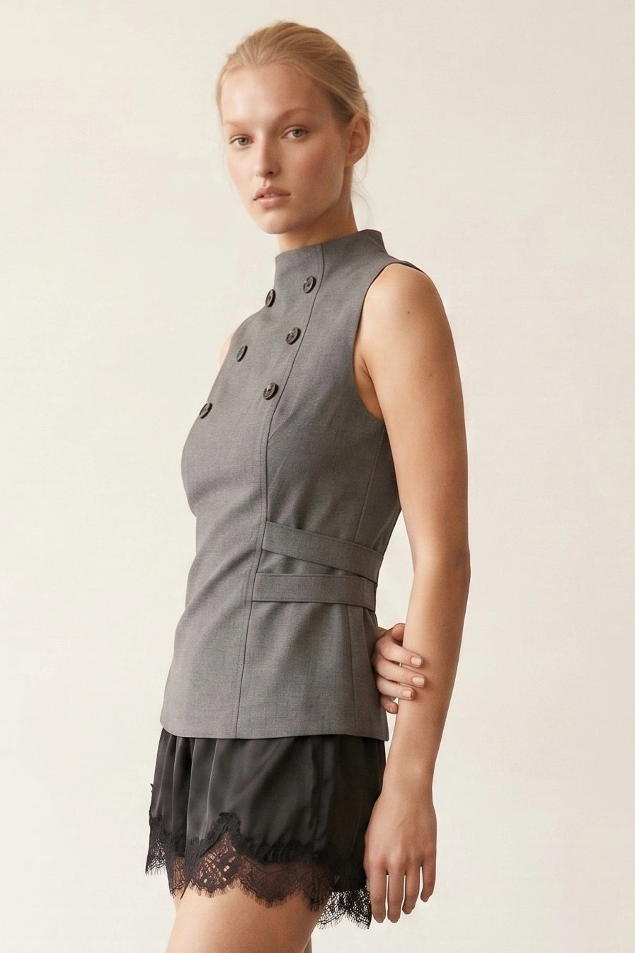 Odette Button Top.