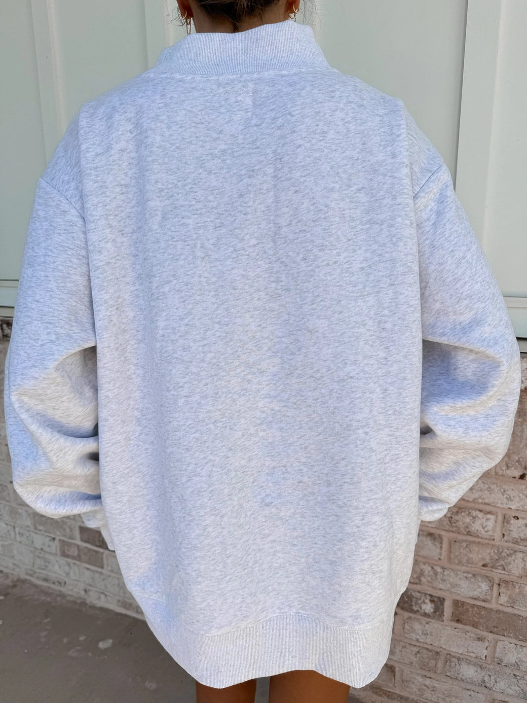 USA Oversized Mockneck - ONFEMME By Lindsey's Kloset