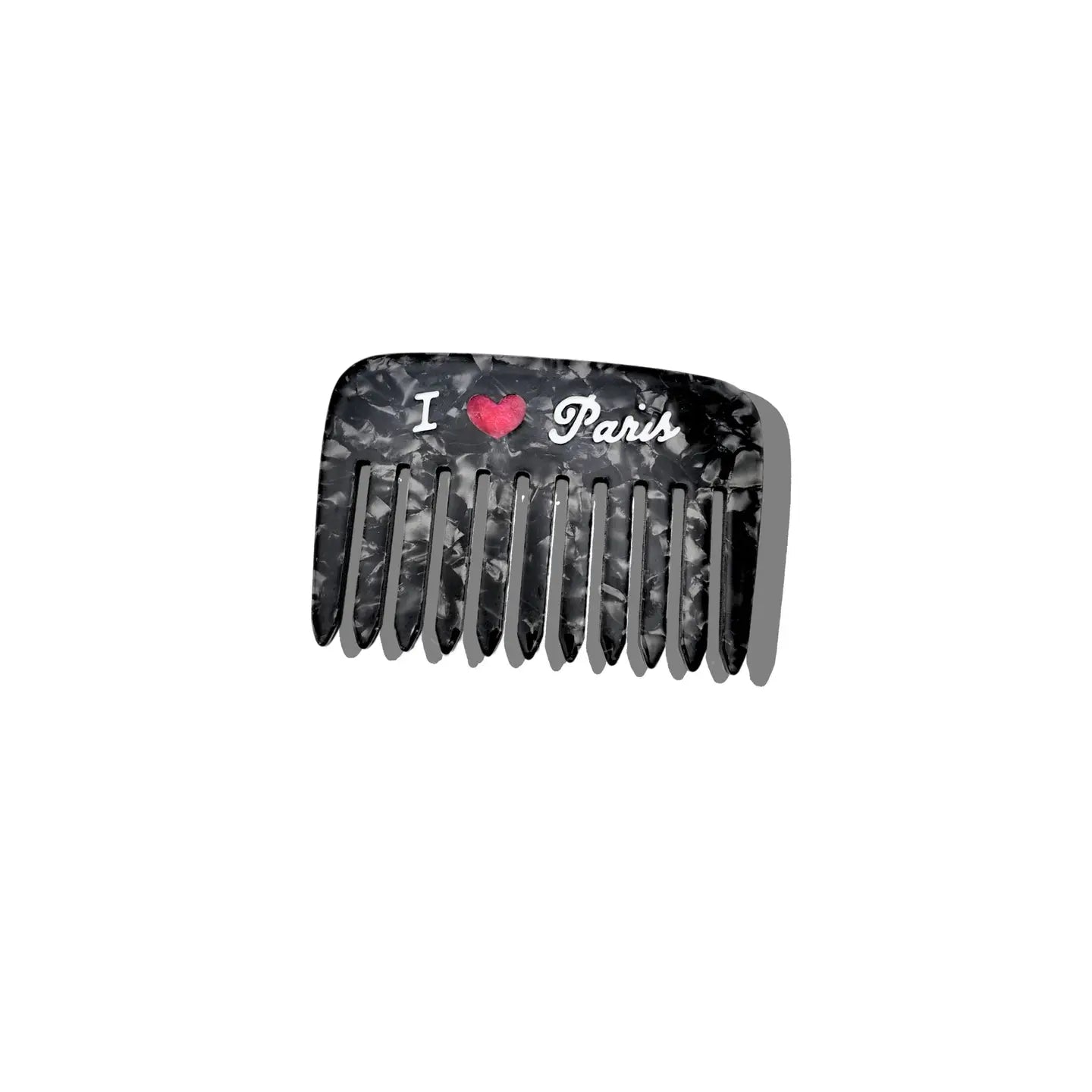 I Heart Paris Pocket Hair Comb - ONFEMME By Lindsey's Kloset