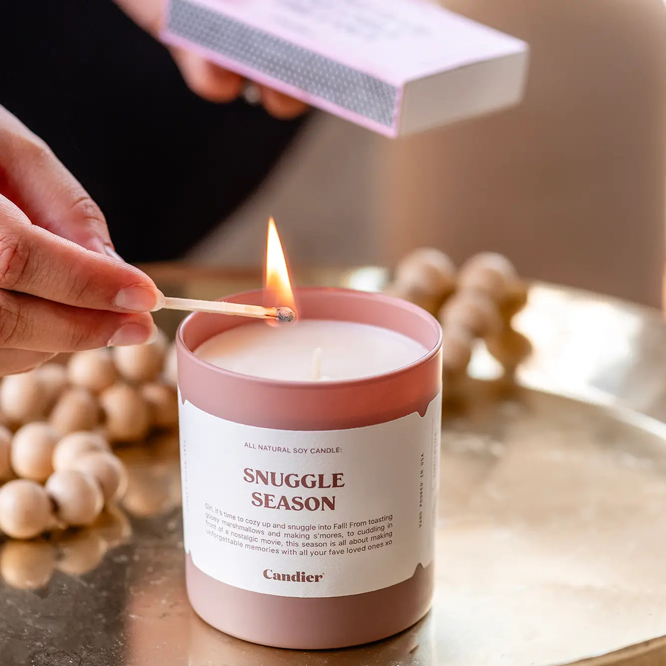 Snuggle Season Candle - ONFEMME By Lindsey's Kloset