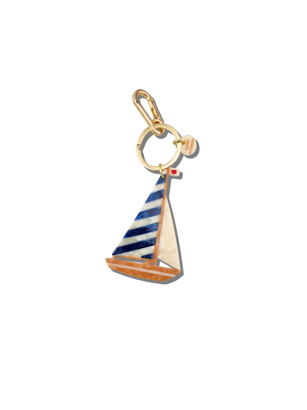 Sailboat Bag Charm + Keychain - ONFEMME By Lindsey's Kloset