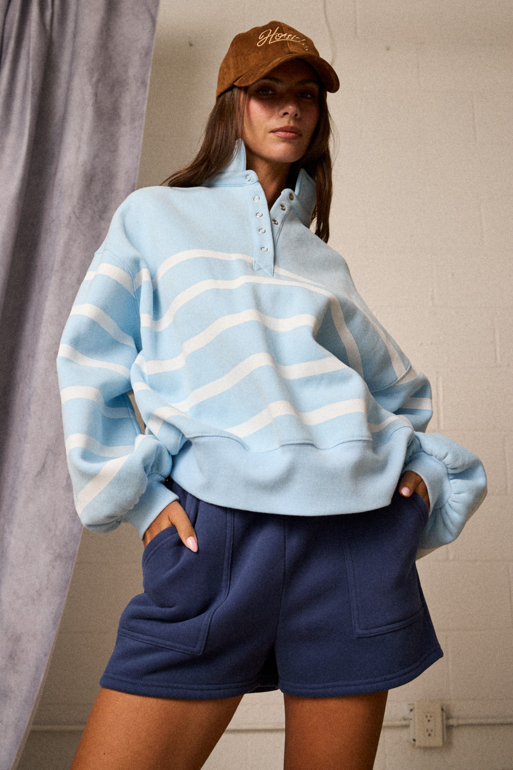 Sky Stripe Pullover