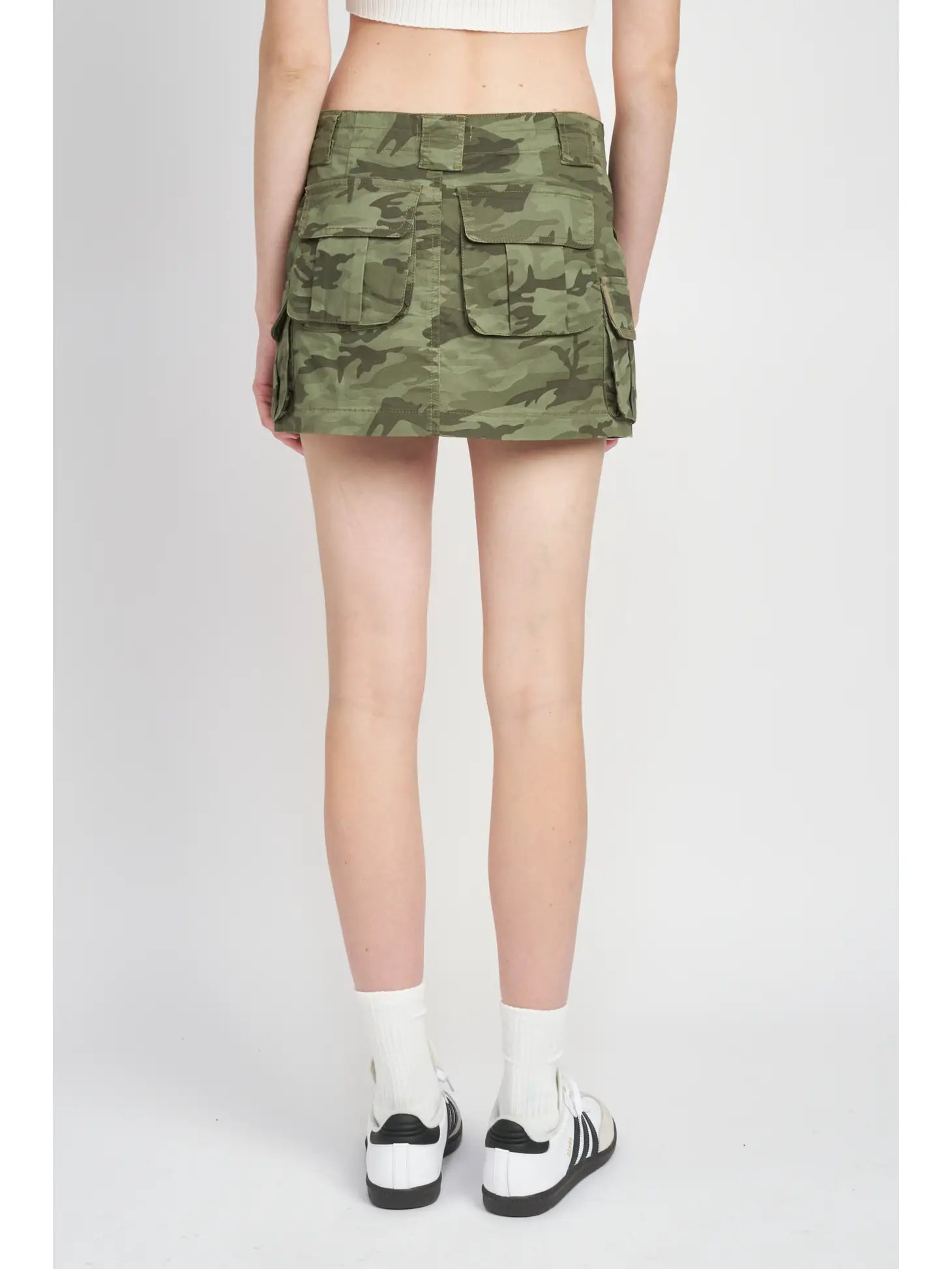 Camouflage Cargo Mini Skirt - ONFEMME By Lindsey's Kloset