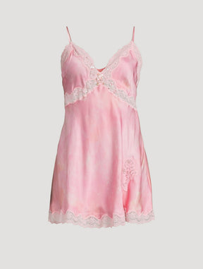 Nivola Silk-Blend Mini Slip Dress