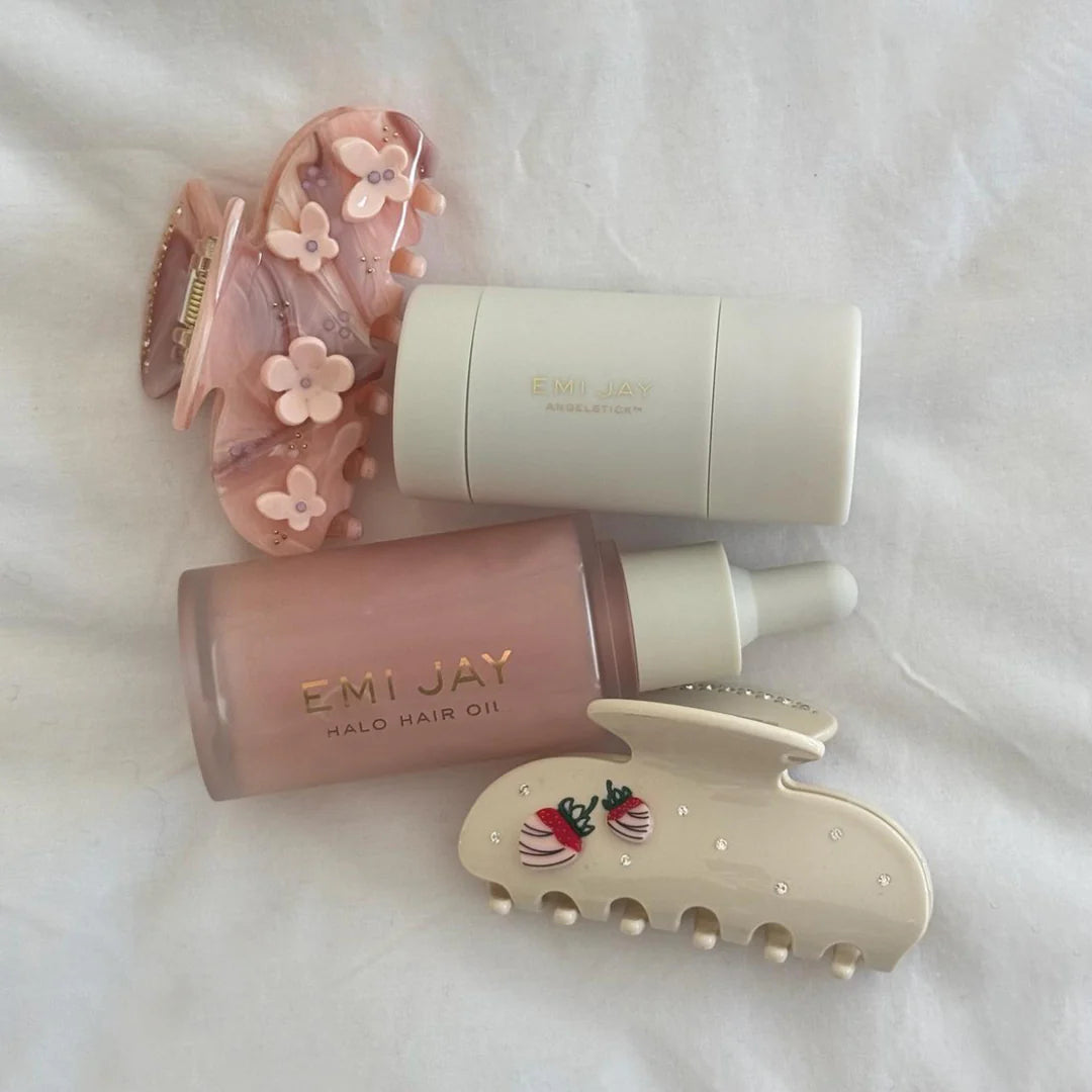 Sweetheart Clip in Pink Chantilly Angel Food - ONFEMME By Lindsey's Kloset