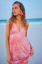 Nivola Silk-Blend Mini Slip Dress