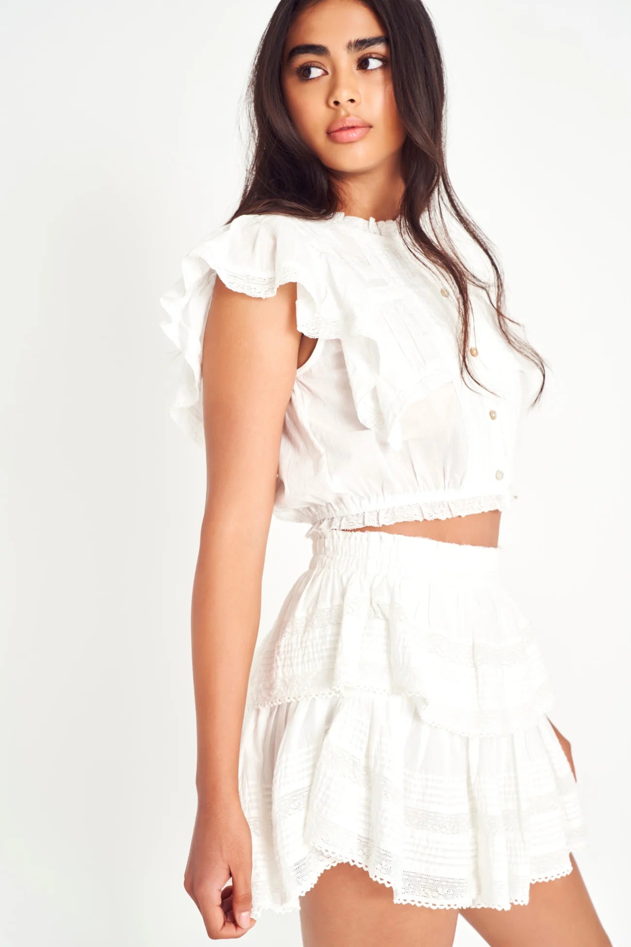 Ruffle Mini Skirt - ONFEMME By Lindsey's Kloset