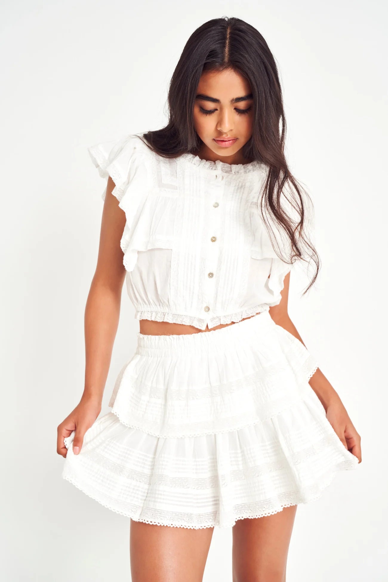 Ruffle Mini Skirt - ONFEMME By Lindsey's Kloset