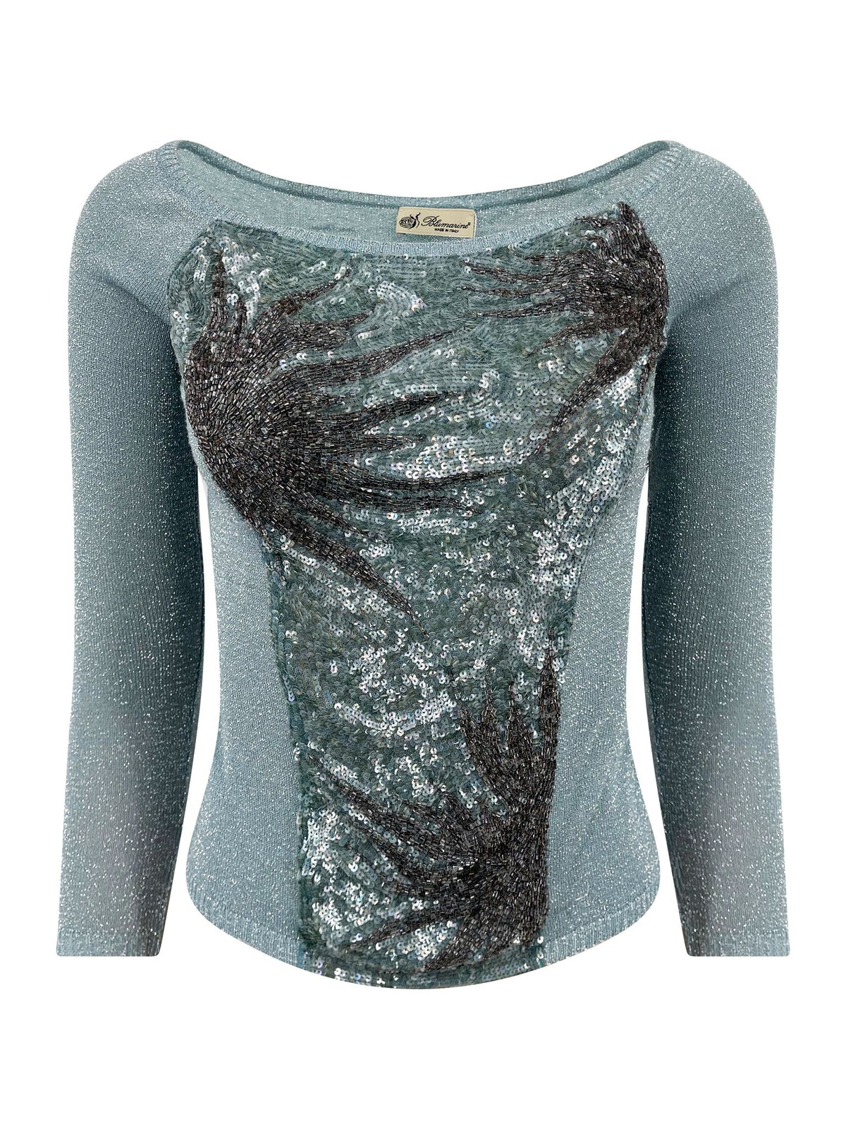 2003 F/W Blumarine Sequin Embellished Sweater - ONFEMME By Lindsey's Kloset