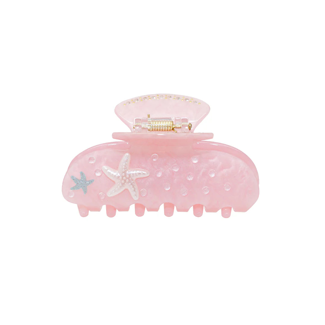 Sweetheart Hair Claw Clip in Pink Water Fairy - ONFEMME By Lindsey's Kloset