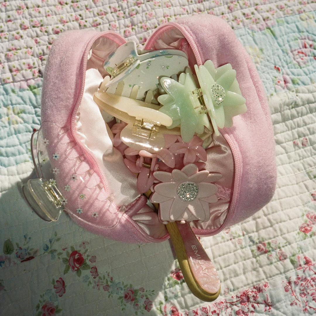 Sweet Like Honey Pouch in Sweet Pea - ONFEMME By Lindsey's Kloset