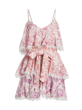 Suki Tiered Floral Minidress - ONFEMME By Lindsey's Kloset
