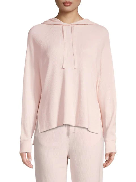 Lisle Waffle Knit Hoodie - ONFEMME By Lindsey's Kloset