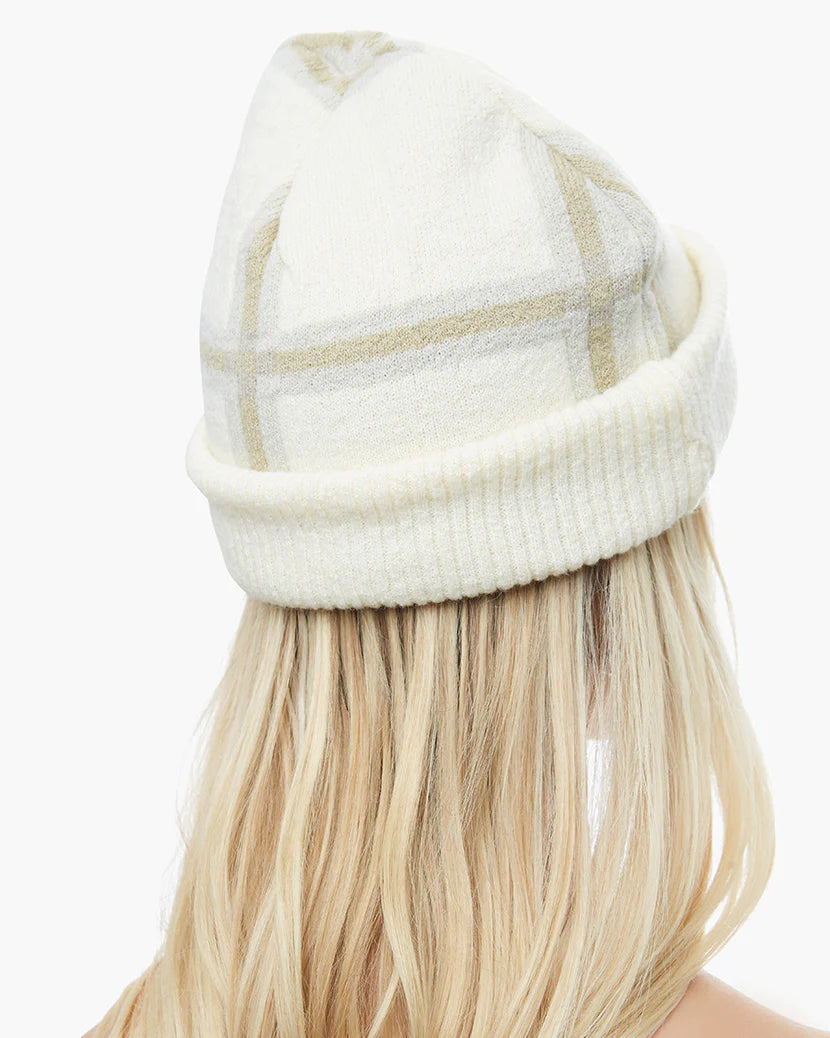 Oversized Plaid Beanie - ONFEMME By Lindsey's Kloset