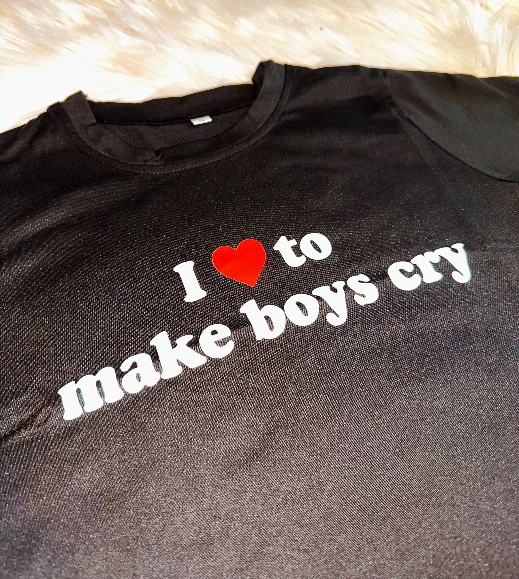 Boys Cry Baby Tee - Small Font - ONFEMME By Lindsey's Kloset