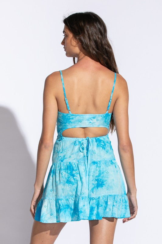 Zoey Mini Dress - Blue - ONFEMME By Lindsey's Kloset
