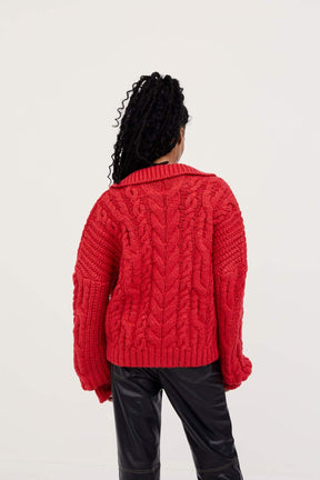 Andie Zip Front Sweater - ONFEMME By Lindsey's Kloset