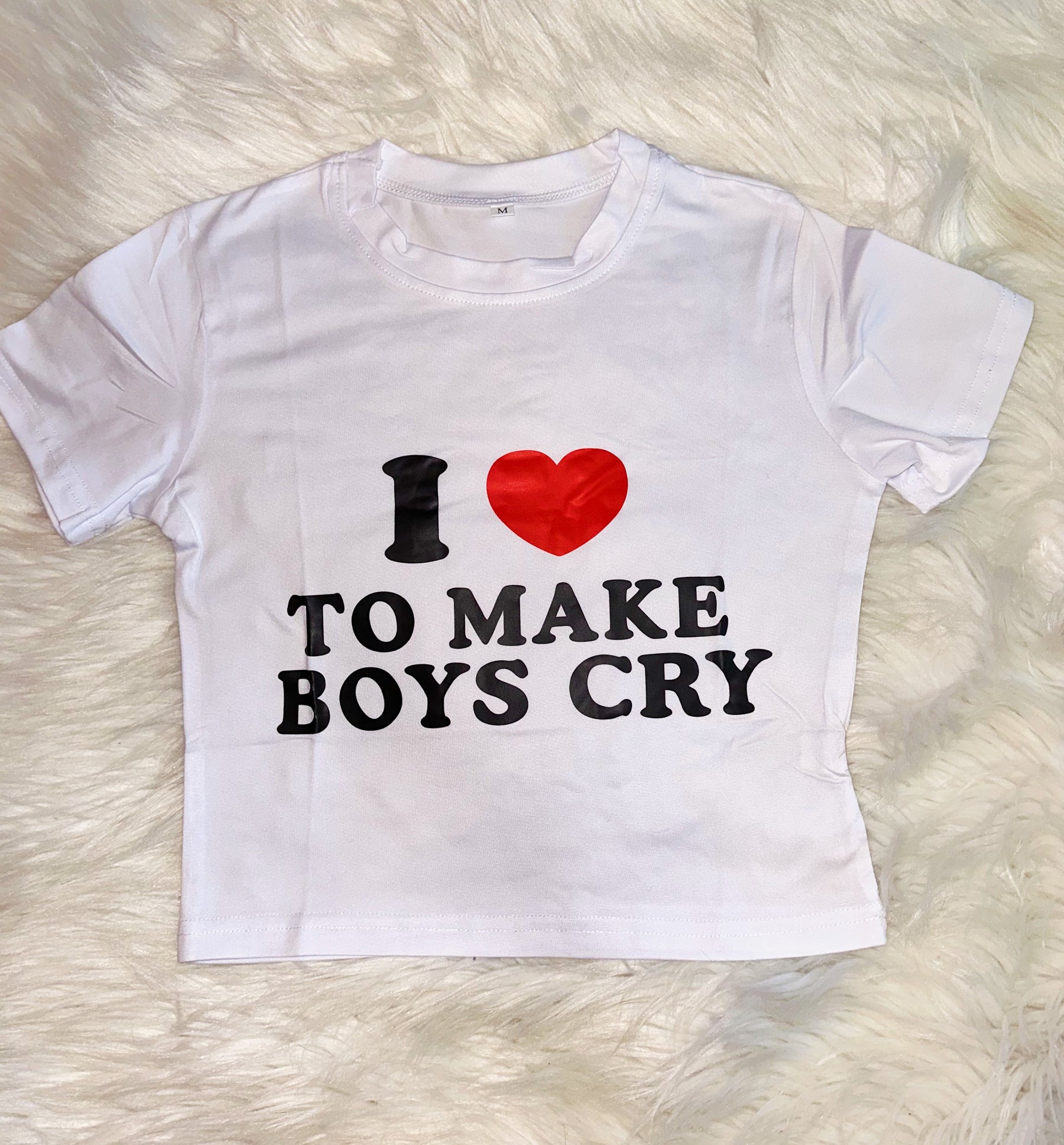 Boys Cry Baby Tee - Big Font - ONFEMME By Lindsey's Kloset