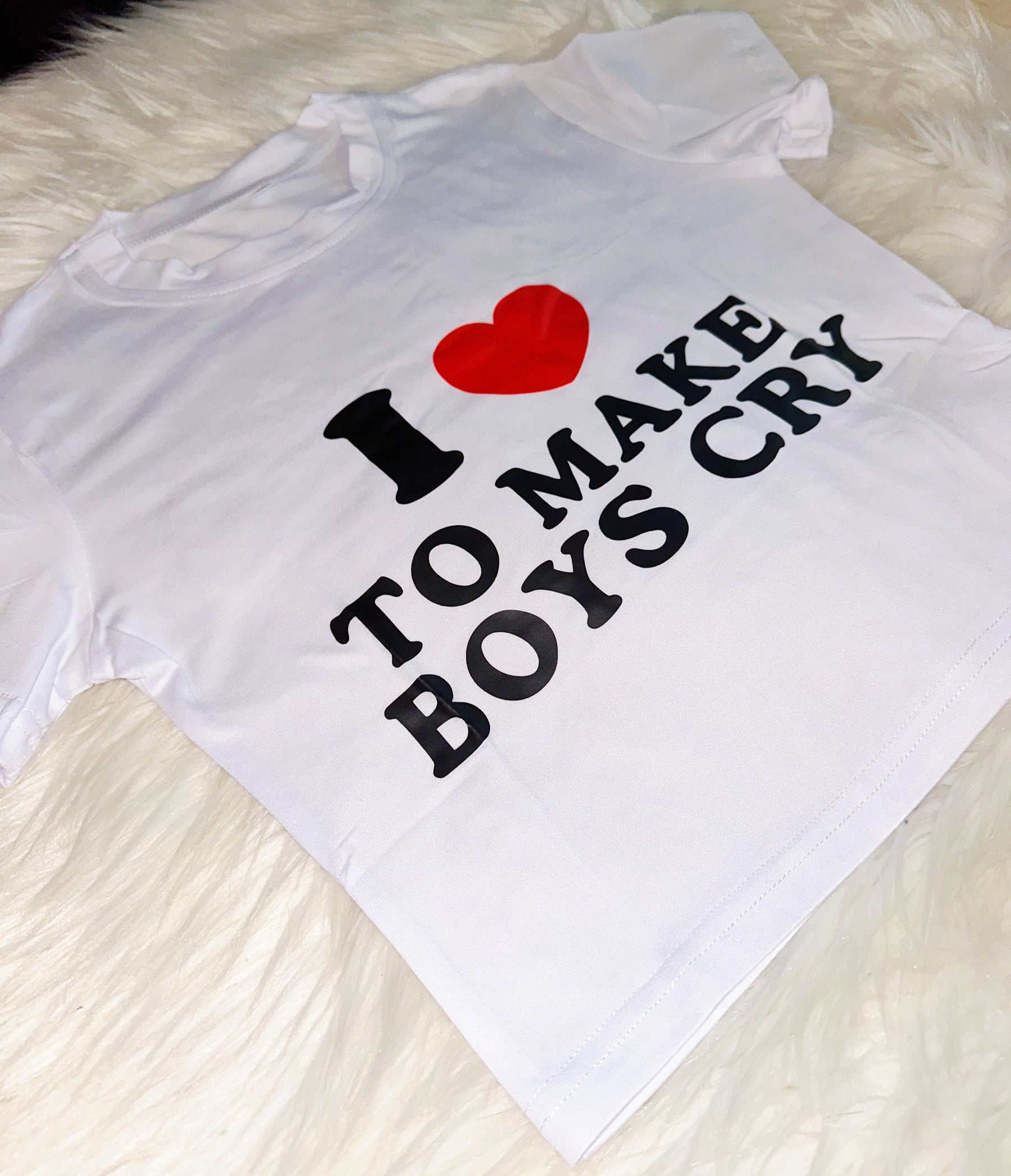 Boys Cry Baby Tee - Big Font - ONFEMME By Lindsey's Kloset