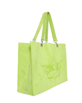 Apple Terry Cloth Tote - ONFEMME By Lindsey's Kloset