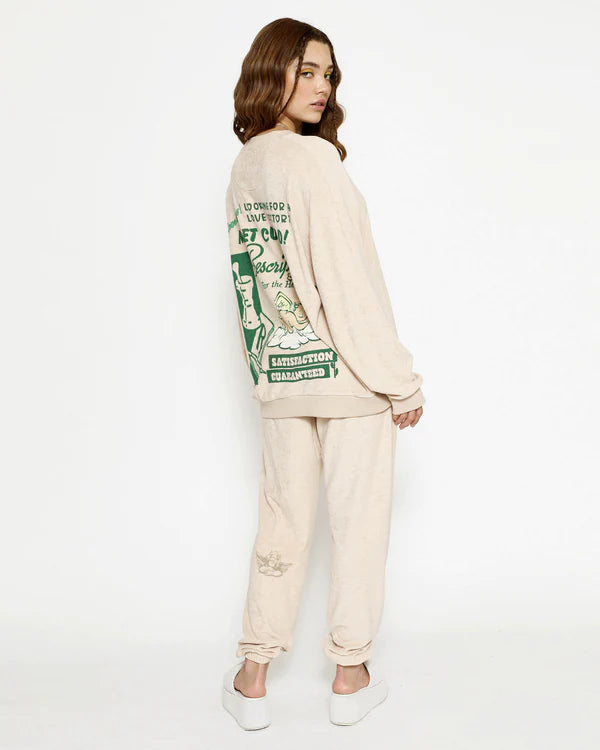 Love Hurts Terry Sweatpants - ONFEMME By Lindsey's Kloset