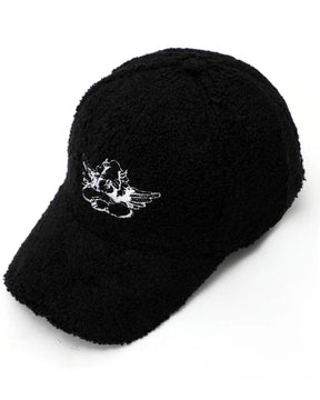 Black Sherpa Cap - ONFEMME By Lindsey's Kloset