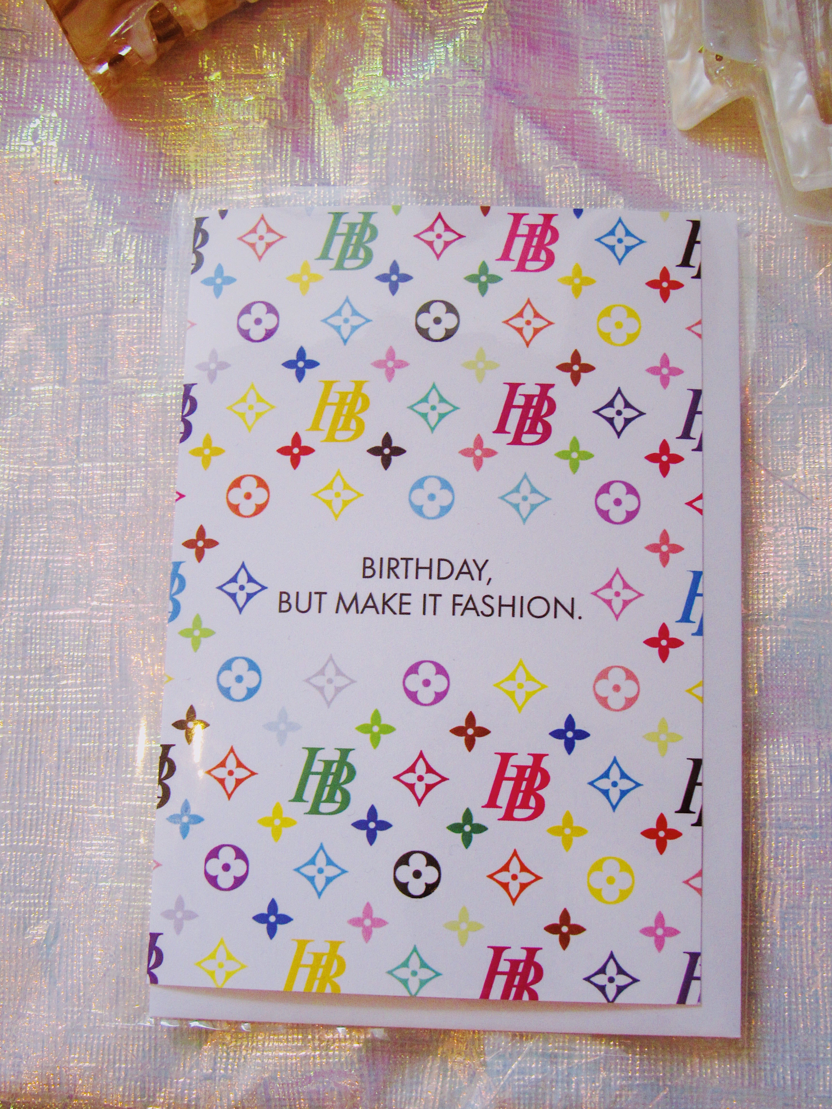 Designer Birthday Card - ONFEMME By Lindsey's Kloset