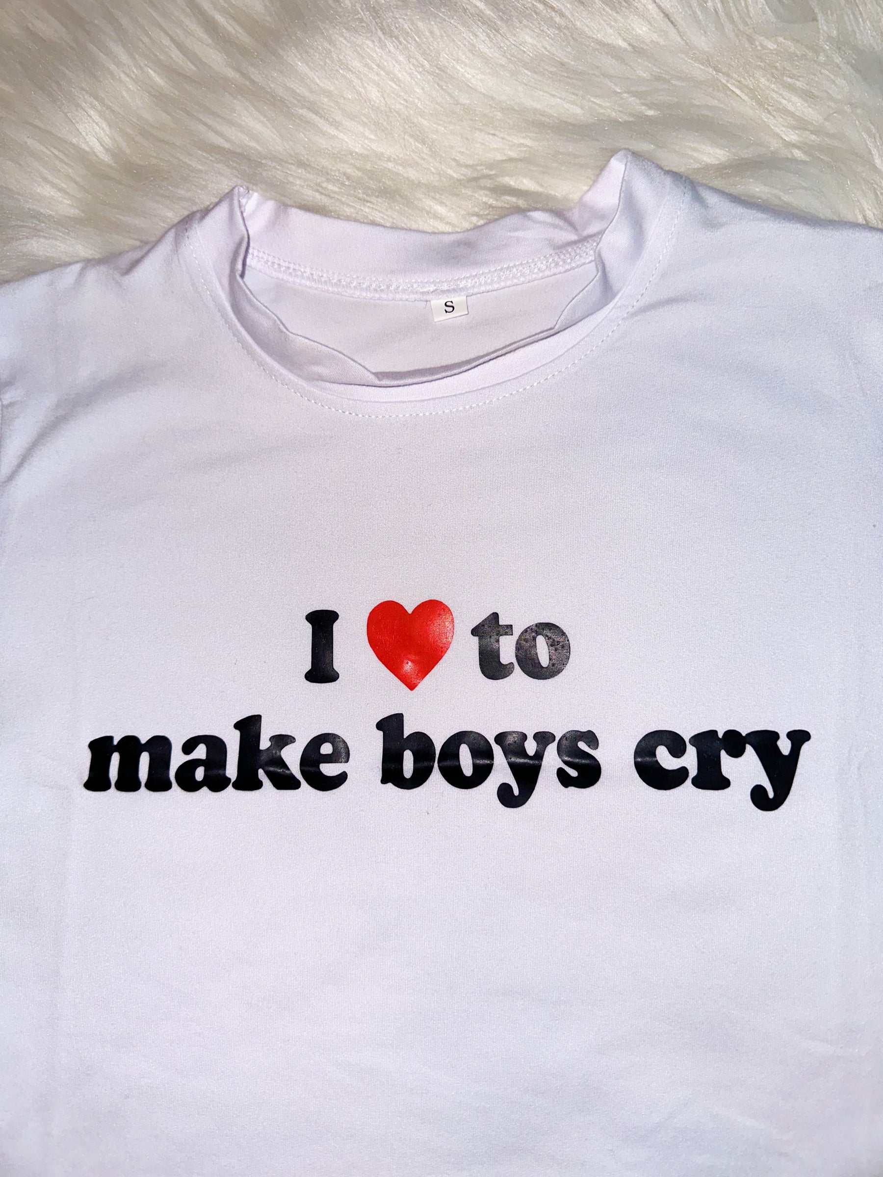 Boys Cry Baby Tee - Small Font - ONFEMME By Lindsey's Kloset
