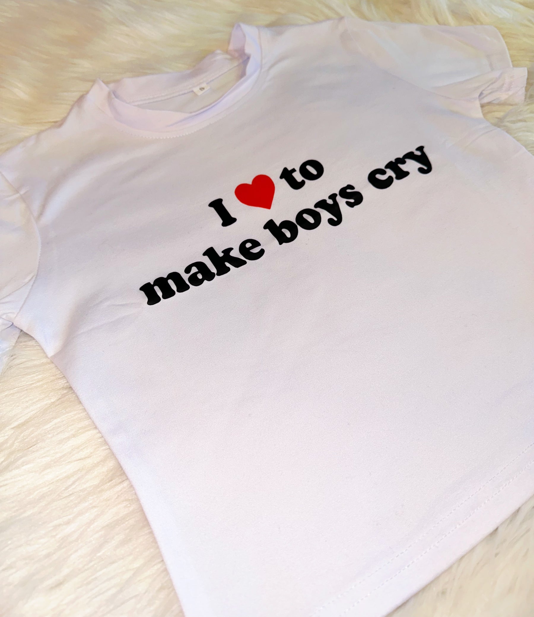 Boys Cry Baby Tee - Small Font - ONFEMME By Lindsey's Kloset