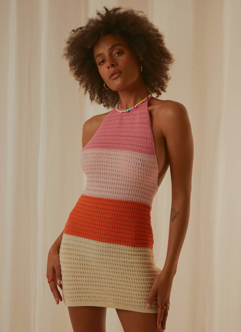 Crochet mini dress - Women curated on LTK