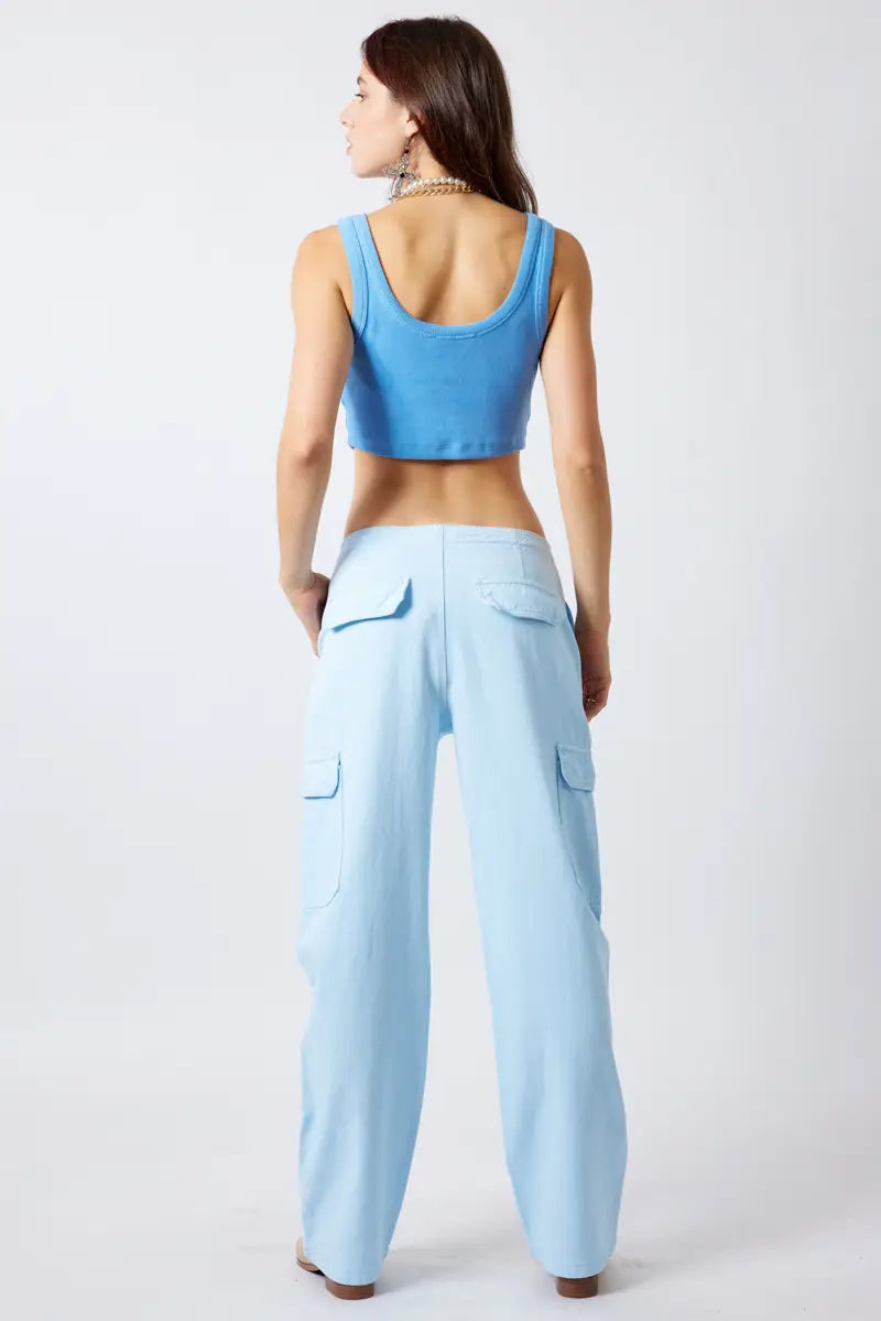 Baby Blue Cargo Pant