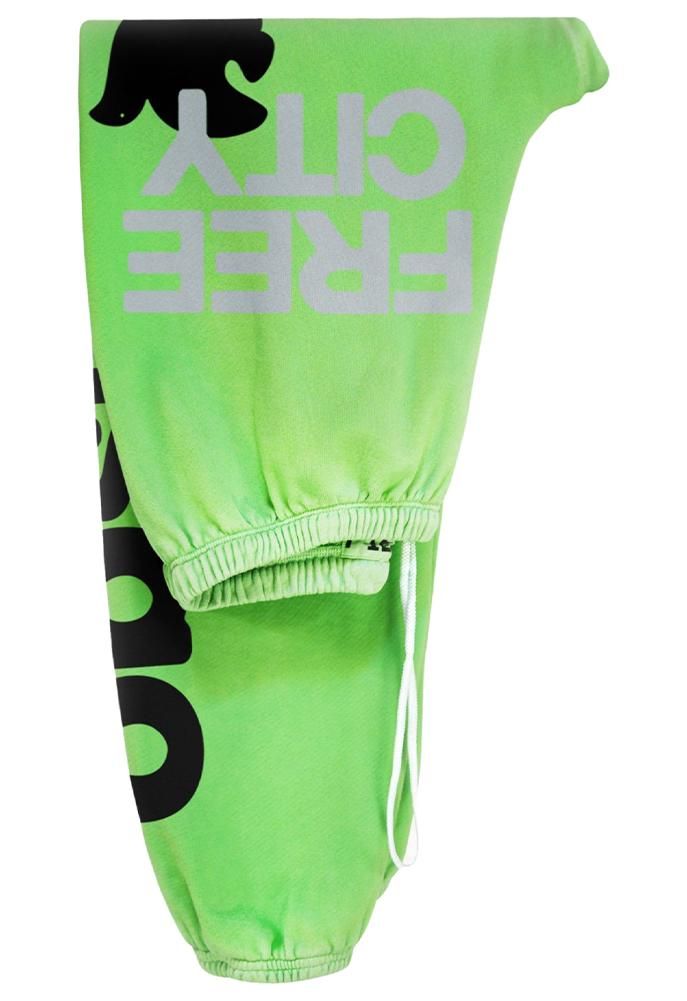 FREE CITY Lets Go OG Sweatpants - Grasshoppers - ONFEMME By Lindsey's Kloset