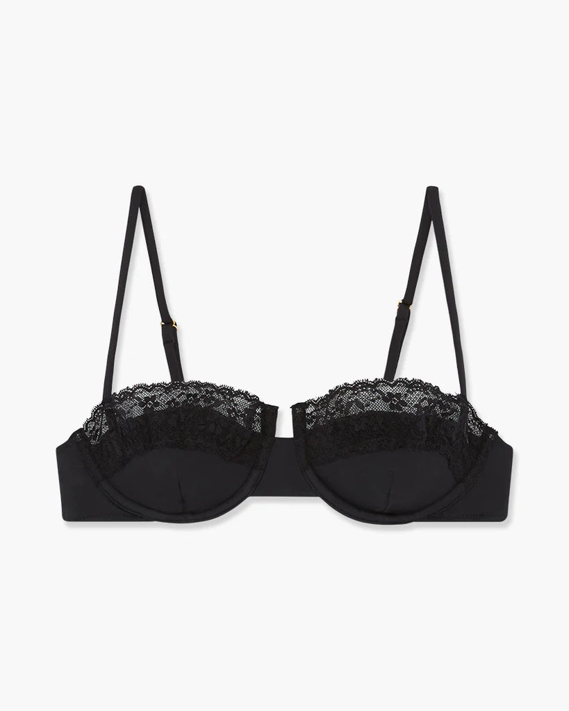 Balconette Lace Bra - Black - ONFEMME By Lindsey's Kloset