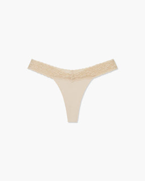 Lace Thong - Sand - ONFEMME By Lindsey's Kloset